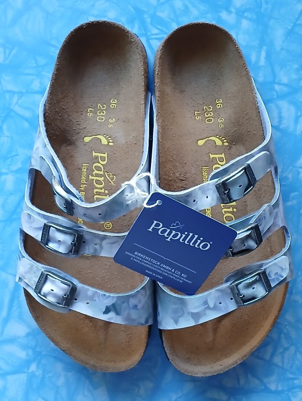 NWT Papillio Florida Size 5 Ladies/ 36 (EU) Sandals Narrow Fit